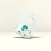 ins food-grade silicone bib, baby feeding bib, baby saliva bib, waterproof and dirt-proof, children's saliva bib for summer details Picture
